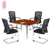 大匠杉 会议桌培训桌椅组合 1200*1200*760mm1桌4椅
