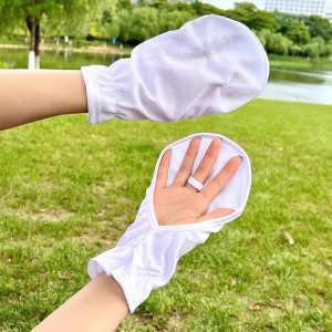 冰丝防晒手套女防紫外线防滑开车骑行骑电动车可触屏女生薄款夏季3759W
