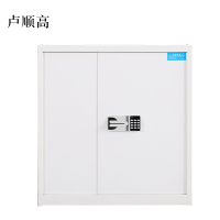 卢顺高保险柜铁皮资料柜矮柜办公室储物柜单节白色国宝锁900*420*900