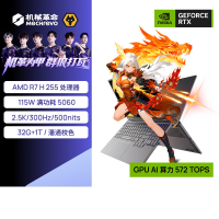 机械革命(MECHREVO)翼龙15Pro 15.3英寸99Wh长续航轻薄游戏笔记本电脑 定制R7H-255 64G 2T RTX5060 2.5K 240H 灰