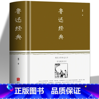 [正版]布面精装鲁迅经典全集 呐喊狂人日记故乡阿Q正传孔乙己 药 故乡小说散文诗歌杂文鲁迅杂文集现当代散文集近代小说畅