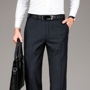 金盾(KIN DON)正品西裤男商务正装长裤子秋冬季垂感休闲裤西装裤男士黑色西服裤
