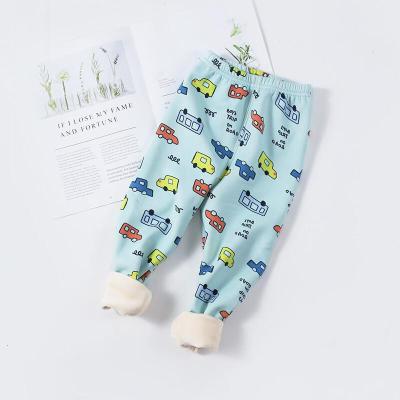 迪鲁奥（DILUAO)同款专卖店儿童保暖裤内穿儿童秋裤棉单条内穿男童睡裤女童线裤宝宝加厚保暖热能裤子加厚