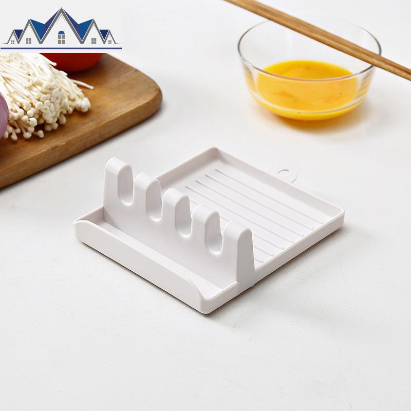 烹饪垫筷子厨具垫锅铲锅盖碗碟托收纳架子饭勺隔热铲架厨房置物架 三维工匠