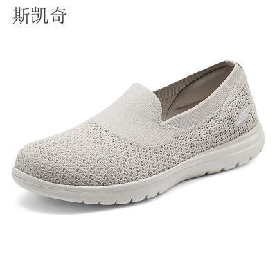 斯凯奇女款休闲一脚穿138270/NAT-10双