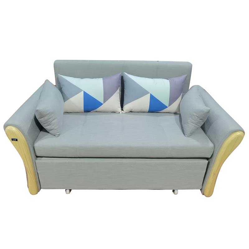 亿铁 折叠沙发床两用布艺沙发1.5米 SFCB150 张