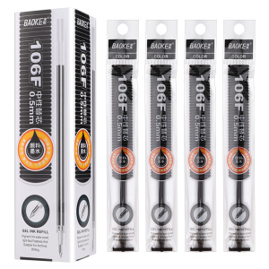 宝克(BAOKE)PS106F 0.5mm中性笔芯替芯 20支/盒