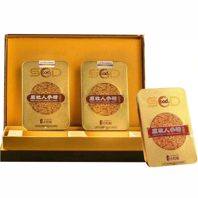 （顺丰配送3盒装）八府堂SOD八府堂原粒人参糖金色糖可搭牡蛎片男性生活滋补保养品