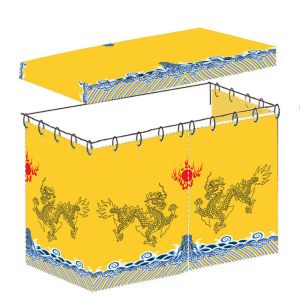 维诺亚皇宫床帘正大光明宿舍学生寝室遮光加厚上铺下铺皇帝网红搞怪八宝