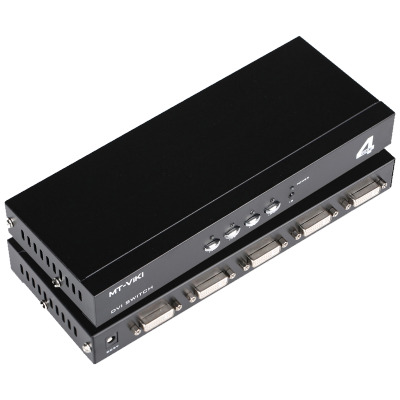 迈拓维矩MT-DV401 dvi切换器4进1出4口显示器视频电脑四进一出切屏器