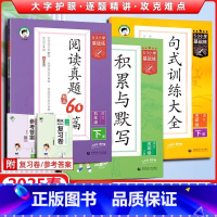 25春]六下.默写+句式+真题(3本) [正版]2025春新版句式训练大全三年级上册四年级二年级53五三53积累与默写一