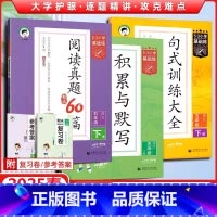 25春]六下.默写+句式+真题(3本) [正版]2025春新版句式训练大全三年级上册四年级二年级53五三53积累与默写一
