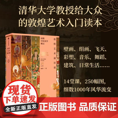 敦煌艺术通识课 精装版 清华大学教授杨琪写给大众的14堂入门课 莫高窟壁画 10个朝代 250幅作品 感受敦煌艺术之美