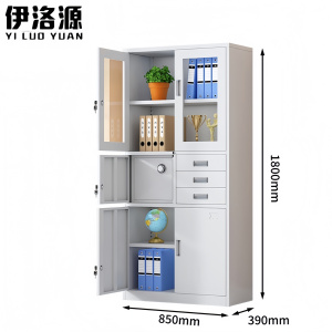 伊洛源三斗保柜档案柜850*390*1800mm台