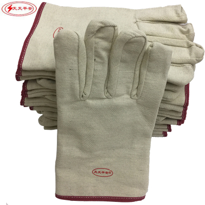 天天平安铁路手套帆布手套 五指手套均码/双
