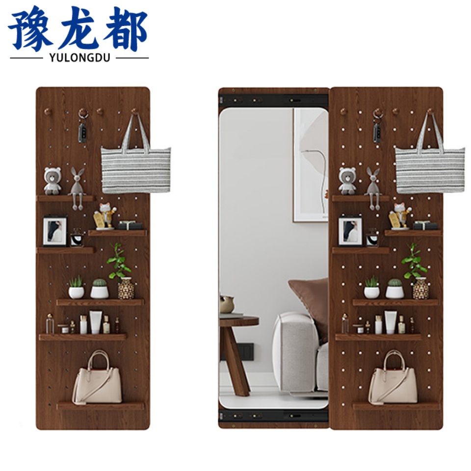豫龙都挂衣板木质个
