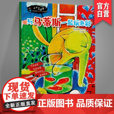 正版 小小艺术家 与马蒂斯一起玩色彩 3-6-12岁儿童艺术启蒙书籍 美术教学 少儿画画入门 湖南美术出版社