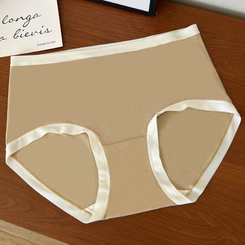 100支长绒棉女士内裤厂家高端高支柔软舒适均码女性三角裤头