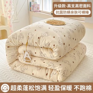 水洗棉被子冬被新款春秋被加厚保暖被芯学生单人被四季通用