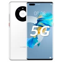 华为/HUAWEI Mate40E 5G 8GB+256GB 釉白色 麒麟990E 5G SoC芯片 超感知徕卡影像 40W华为超级快充 移动联通电信5G全网通手机 简配版