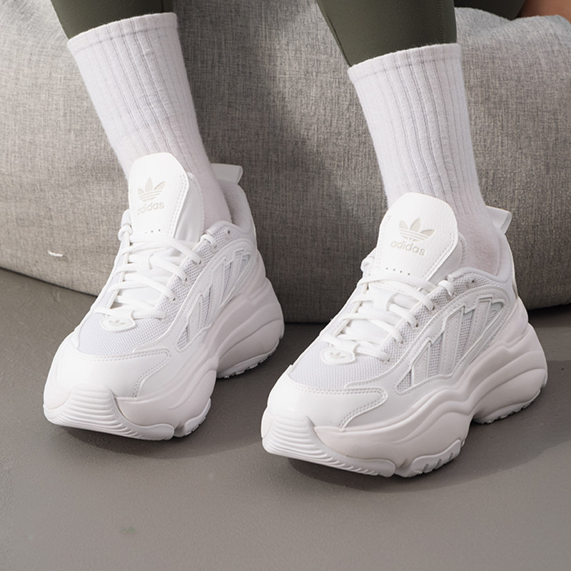 阿迪达斯鞋休闲鞋OZGAIASPEZIAL老爹鞋女鞋四季款IG6047