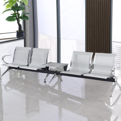 连排椅机场椅公共座椅长椅银行医院等候椅输液椅休闲排椅4人位带茶几