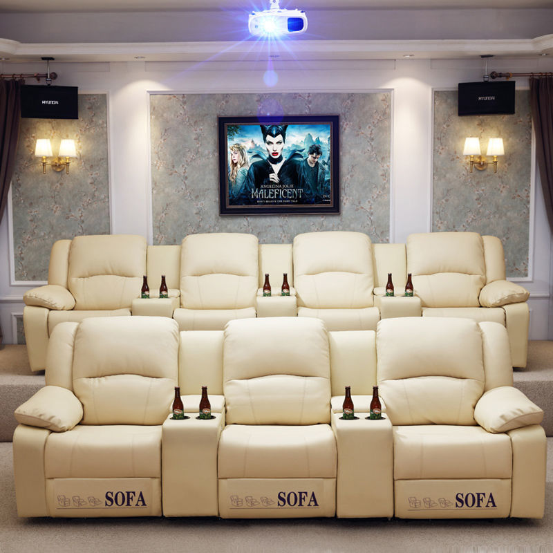 头等太空电动舱家庭影院私人影院真皮多功能组合影音室影视厅沙发