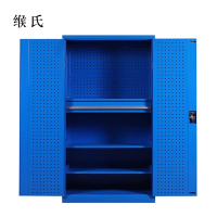 缑氏文件柜工具柜加厚铁皮储物柜工厂车间用带抽屉汽修多功能收纳柜通门内一抽柜蓝色