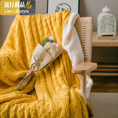 小毛毯被子 加厚 冬季办公室午睡盖毯珊瑚绒单双人空调房 三维工匠
