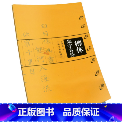 [正版]柳体集字古诗柳公权玄秘塔碑 甘鸿清编 玄秘塔碑中国古诗集字作品米字格楷书法帖 上海书画柳体集字古诗-柳公权