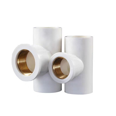 盛京联硕 PVC内螺纹入铜三通 PVC32*4分内丝 个