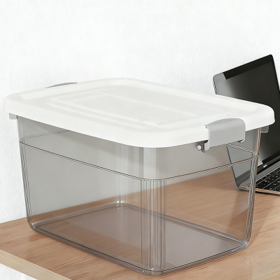 百晟长恒 BSCH-A79GS 25L 防水防潮透明整理收纳箱(计价单位:个)白盖透明