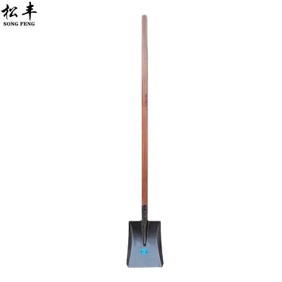 松丰(SONG FENG)加厚锰钢淬火煤铲小方锹小铁锨平板锹平板锨锅炉铲小方铲145cm把