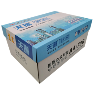 宣皇 天珊A4纸打印纸白纸500张单包草稿纸学生用纸加厚白色办公用品复印纸幼儿园儿童画画 天珊A4 70G 8包/箱