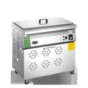 乐创商用油水分离油炸锅大容量薯条炸鸡油条摆摊燃气炸炉电炸串炉 立式电热款100L