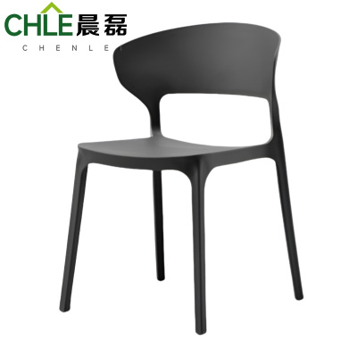 晨磊 塑料椅 黑色(52cm) 把