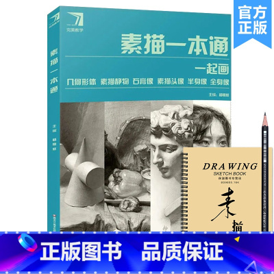 素描一本通 一起画 [正版]素描一本通 一起画 2023完美教学杨慎修