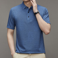 夏季男装短袖Polo薄款宽松型商务绅士青年百搭T恤男上衣