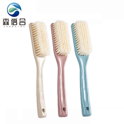 森倍合 塑料清洁鞋刷长柄软毛刷 宽3.5长23cm 个