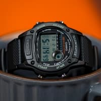 卡西欧初中生手表casio官方正品潮流运动防水石英表W-220H