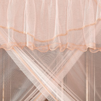 美帮汇蚊帐韩式落地方顶三开烤漆支架公主蚊帐 旋律 1.5 1.8米