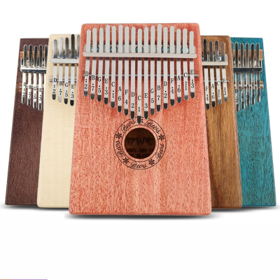 拇指琴17音卡林巴琴kalimba10音手指琴拇指钢琴便携式初学者乐器17音单板相思17音单板云杉木（原木色）