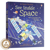 [醉染正版]尤斯伯恩看里面系列 太空 See Inside Space 英文版儿童英语科普百科 探秘太空宇宙 宇宙知识