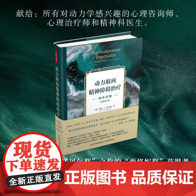 万千心理动力取向精神障碍治疗临床实践这本书适合所有对精神分析/心理动力学感兴趣的心理咨询师 治疗师和精神科医生阅读和学习
