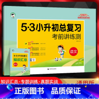 语文 [正版]2025版53小升初总复习考前讲练测语文通用版小儿郎五三5.3小学六年级毕业升学总复专项专题训练小升初真题