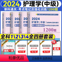 [正版]2024新版主管护师护理学中级资格考试单科通关考点笔记及强化训练1200题 卫生资格考试模拟试卷习题集题库主管