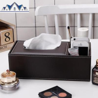 纸巾盒客厅多功能简约纸抽盒家用创意遥控器收纳盒餐厅用抽纸盒 三维工匠