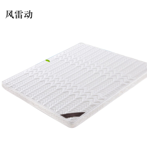 风雷动椰棕床垫家用棕垫5cm防螨抗菌(0胶水天然椰棕+软硬两用+全拆洗)1500mm*2000mm