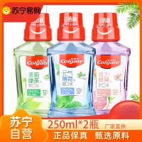 漱口水 250ml*2瓶 漱口水杀菌除口臭 抗菌清新漱口水女生男生通用旅行便携官方正品