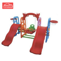 有优贝贝儿童游乐设备室内滑梯秋千组合宝宝小象双滑秋千玩具
